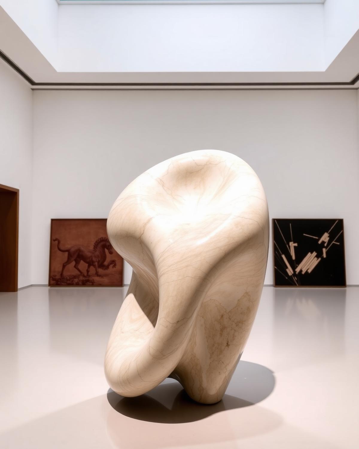 Vessel, No. 9 — Lars Østergaard, Carrara marble